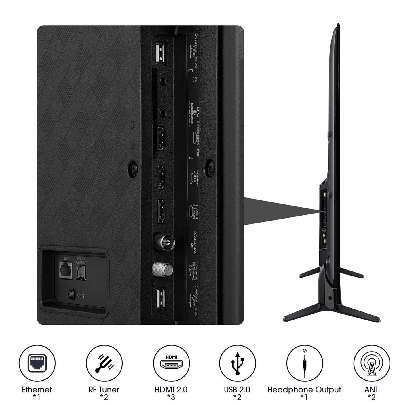 HISENSE 75A6K - 75 inch - 4K UHD