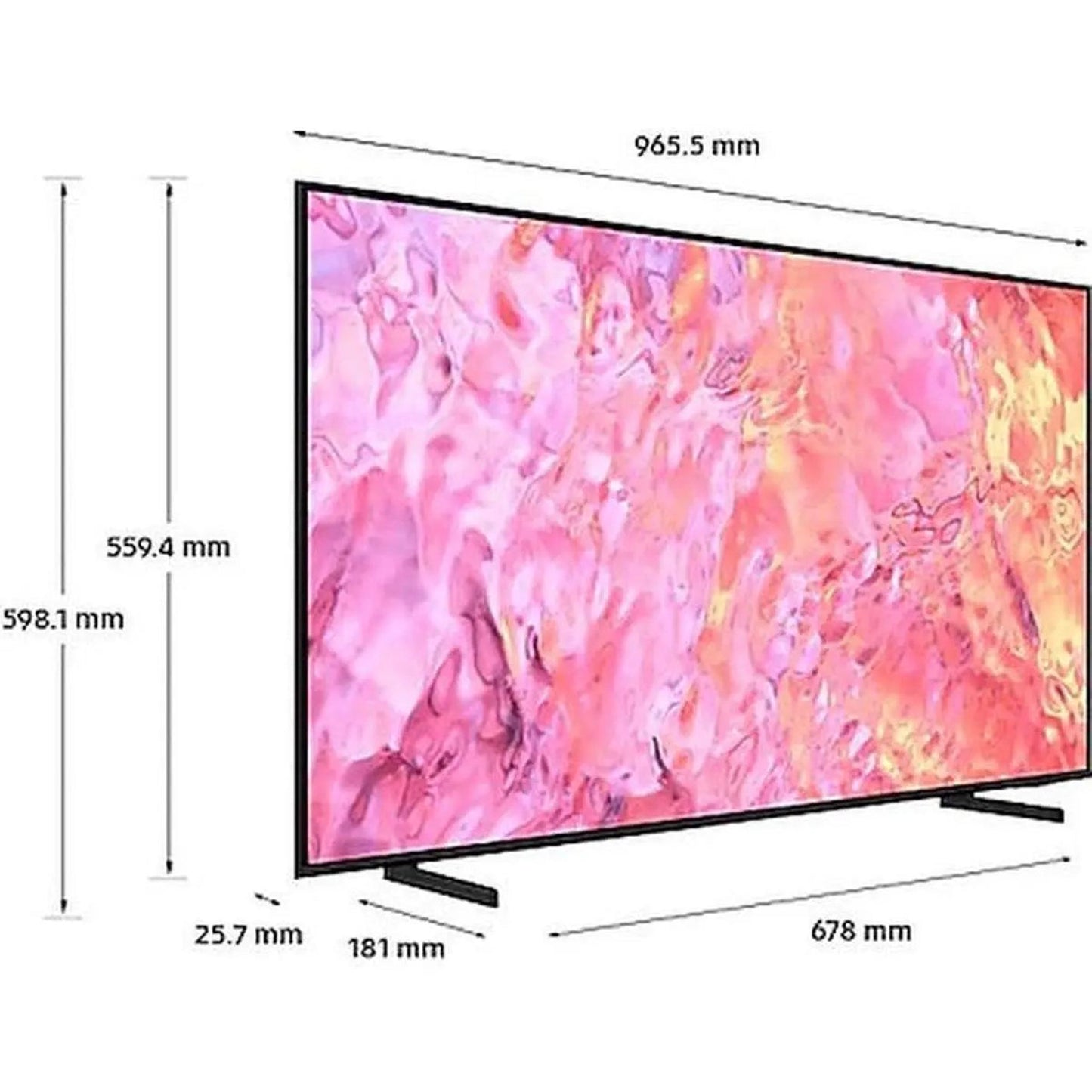 SAMSUNG QE43Q64C - 43 inch - 4K UHD