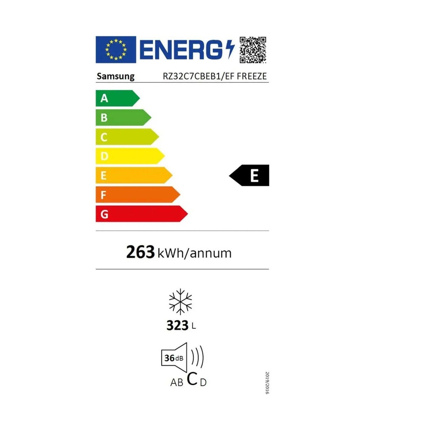 Samsung RR39C76C322/EF - Koelkast zonder vriesvak