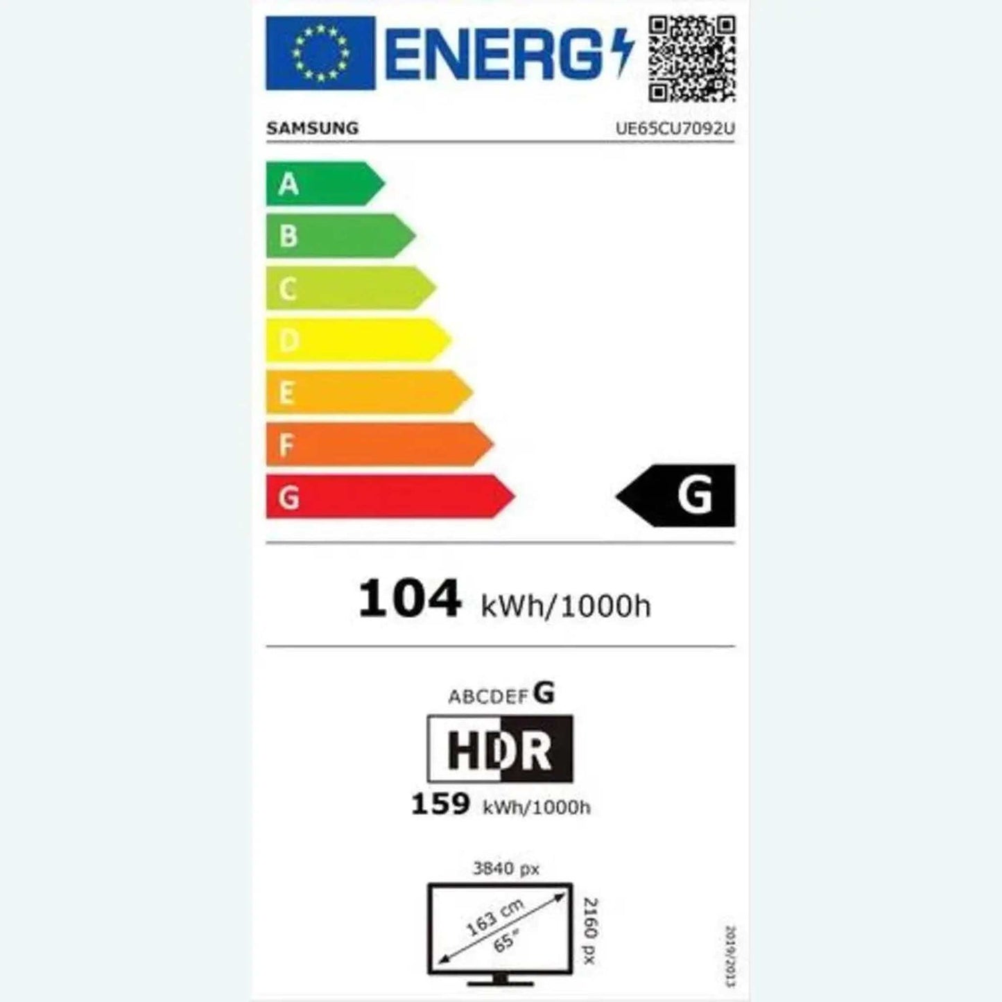 SAMSUNG UE65CU7040