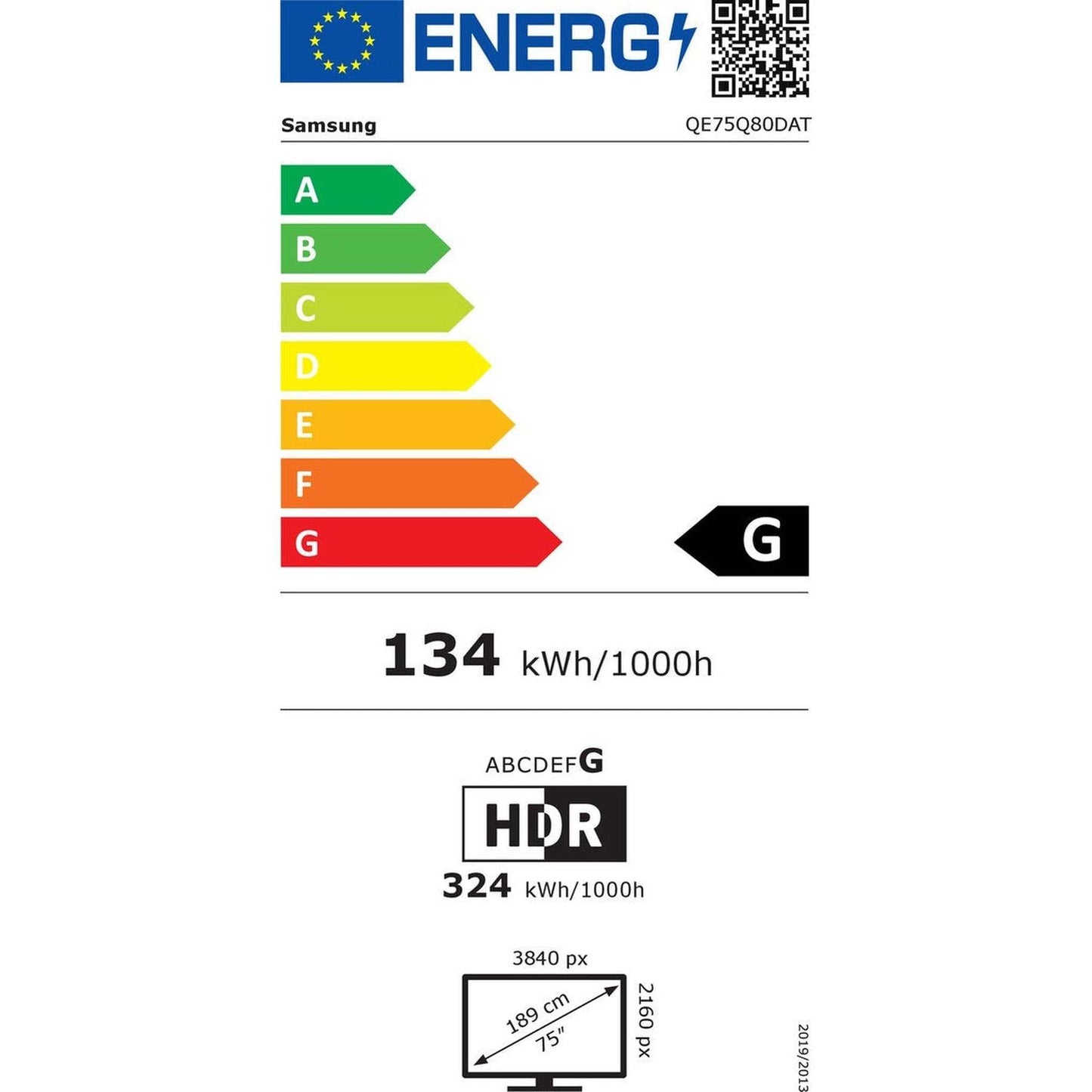 SAMSUNG QE75Q80D