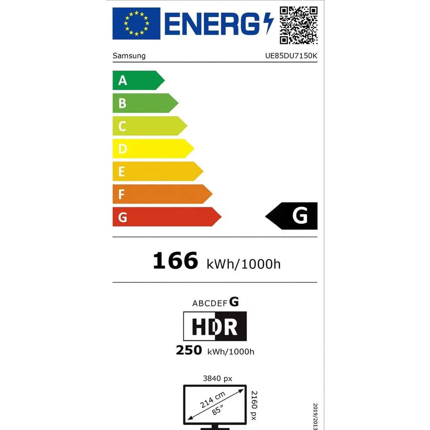 SAMSUNG UE85DU7100