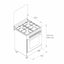 Wiggo WO-E605R WW - Gasfornuis