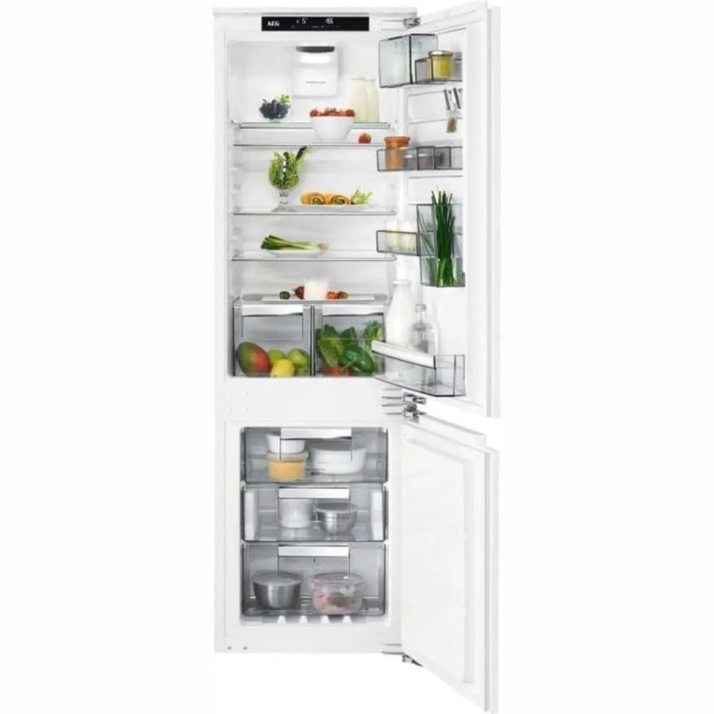 AEG SCE818E5TC - Inbouw Koel-vriescombinatie - No Frost