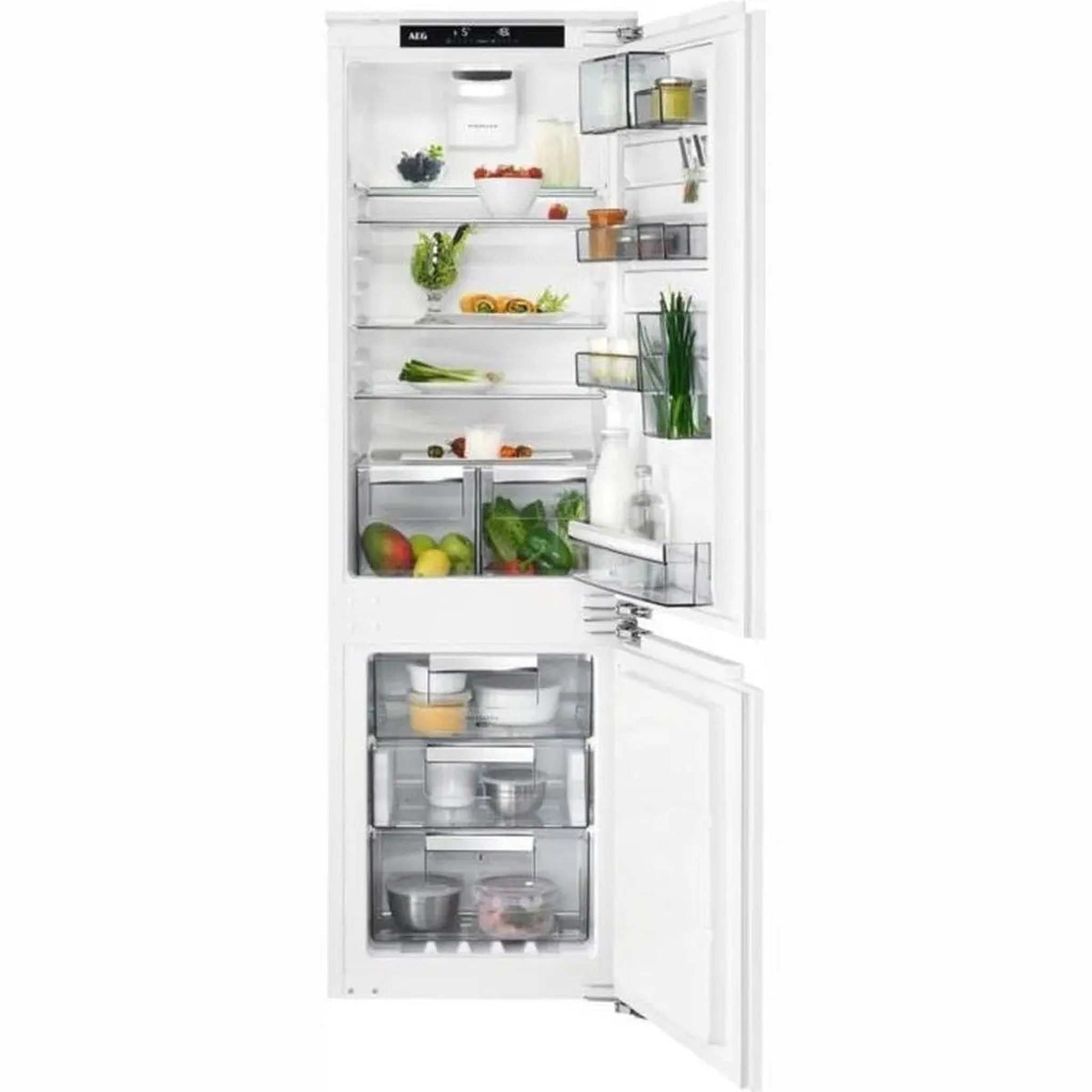 AEG SCE818E5TC - Inbouw Koel-vriescombinatie - No Frost