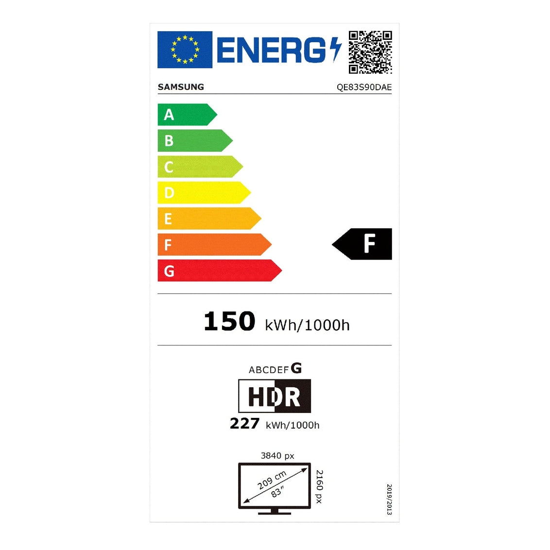 Samsung QE83S90DAE