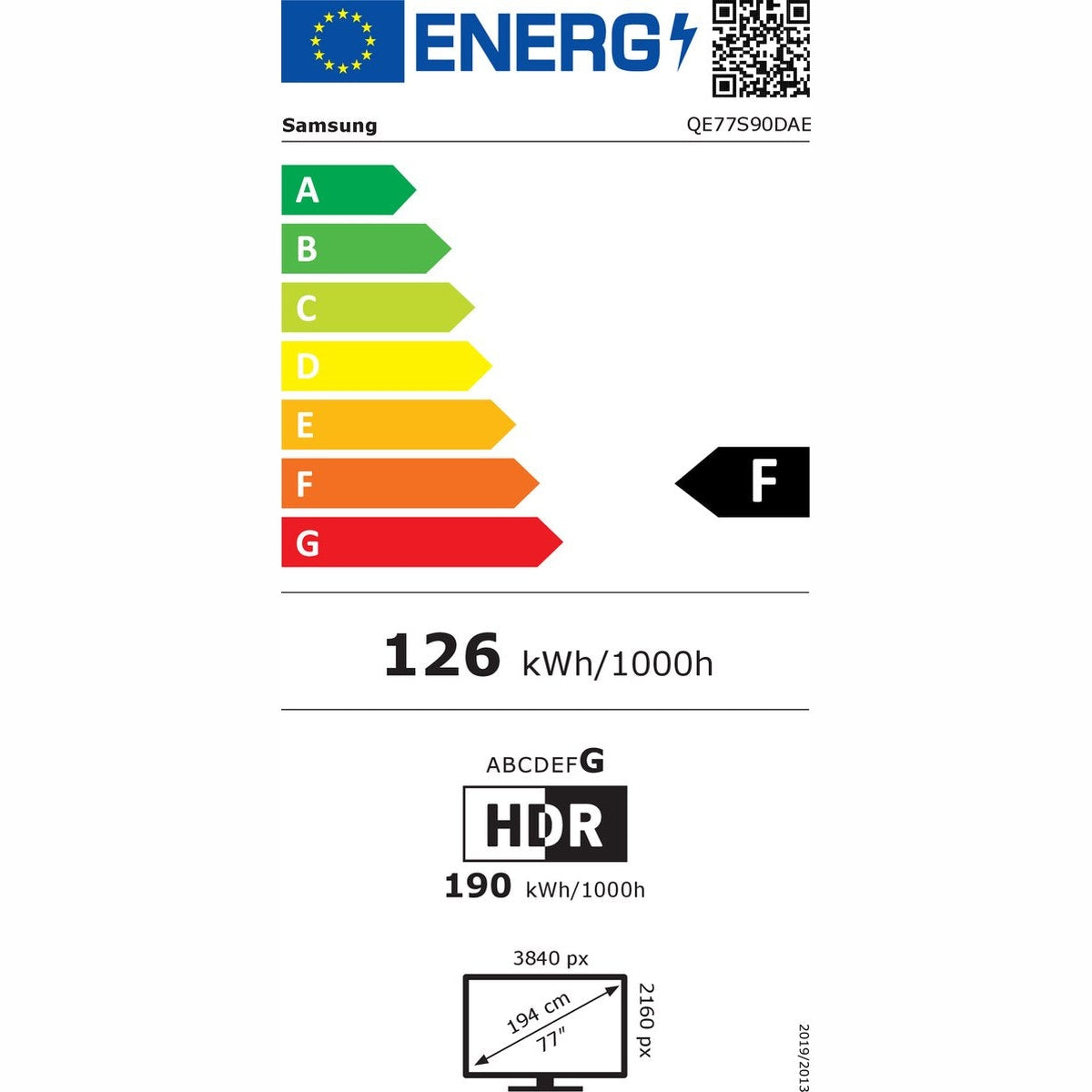 SAMSUNG QE77S90D