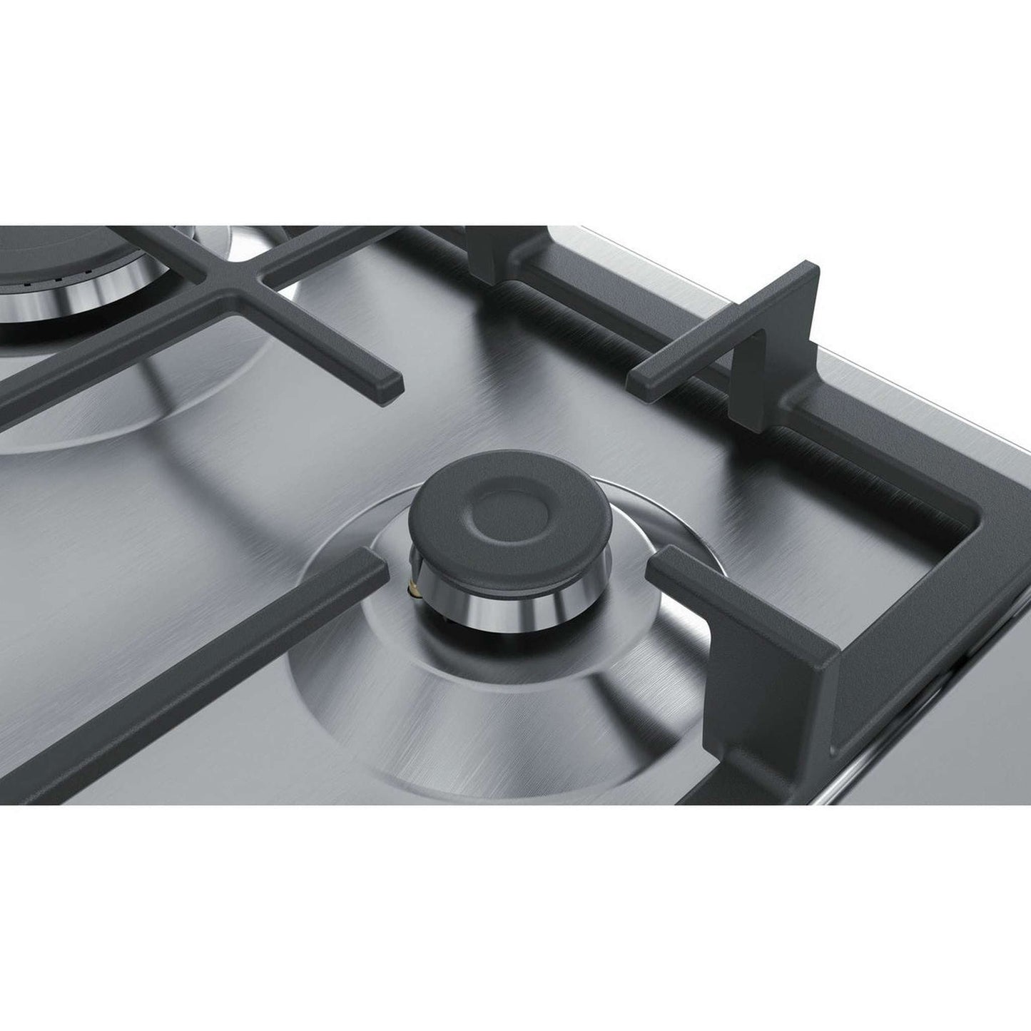 Bosch PGH6B5B90 – Kookplaat – Inbouw gaskookplaat van roestvrij staal met draaiknoppen
