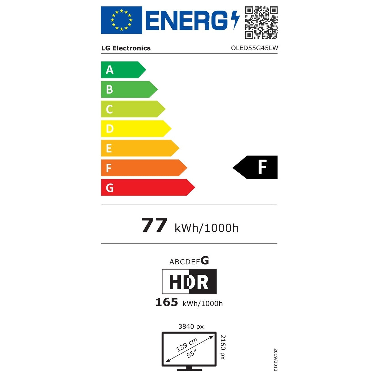 LG OLED55G45LW