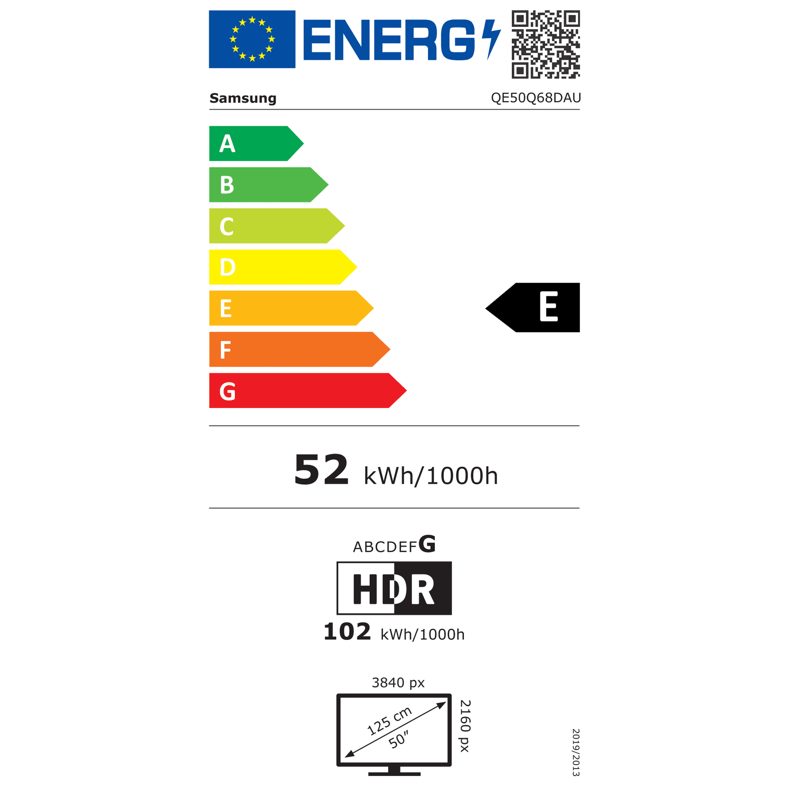 SAMSUNG QE50Q68D