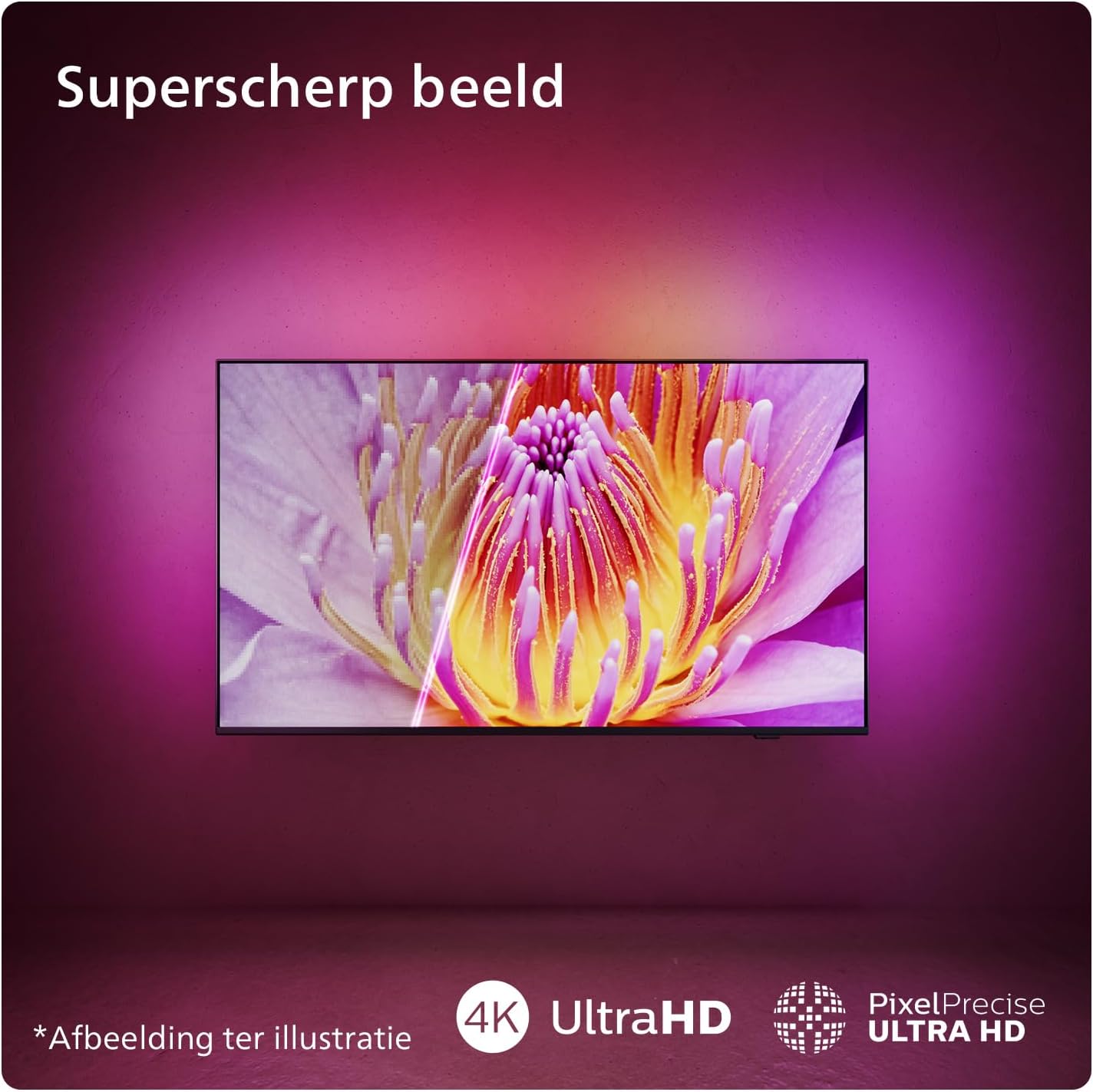 Philips 43PUS8109/12 – 43 inch 4K UHD LED TV – Ambilight – Smart – HDR – Zwart – Energieklasse G - Art Electronics