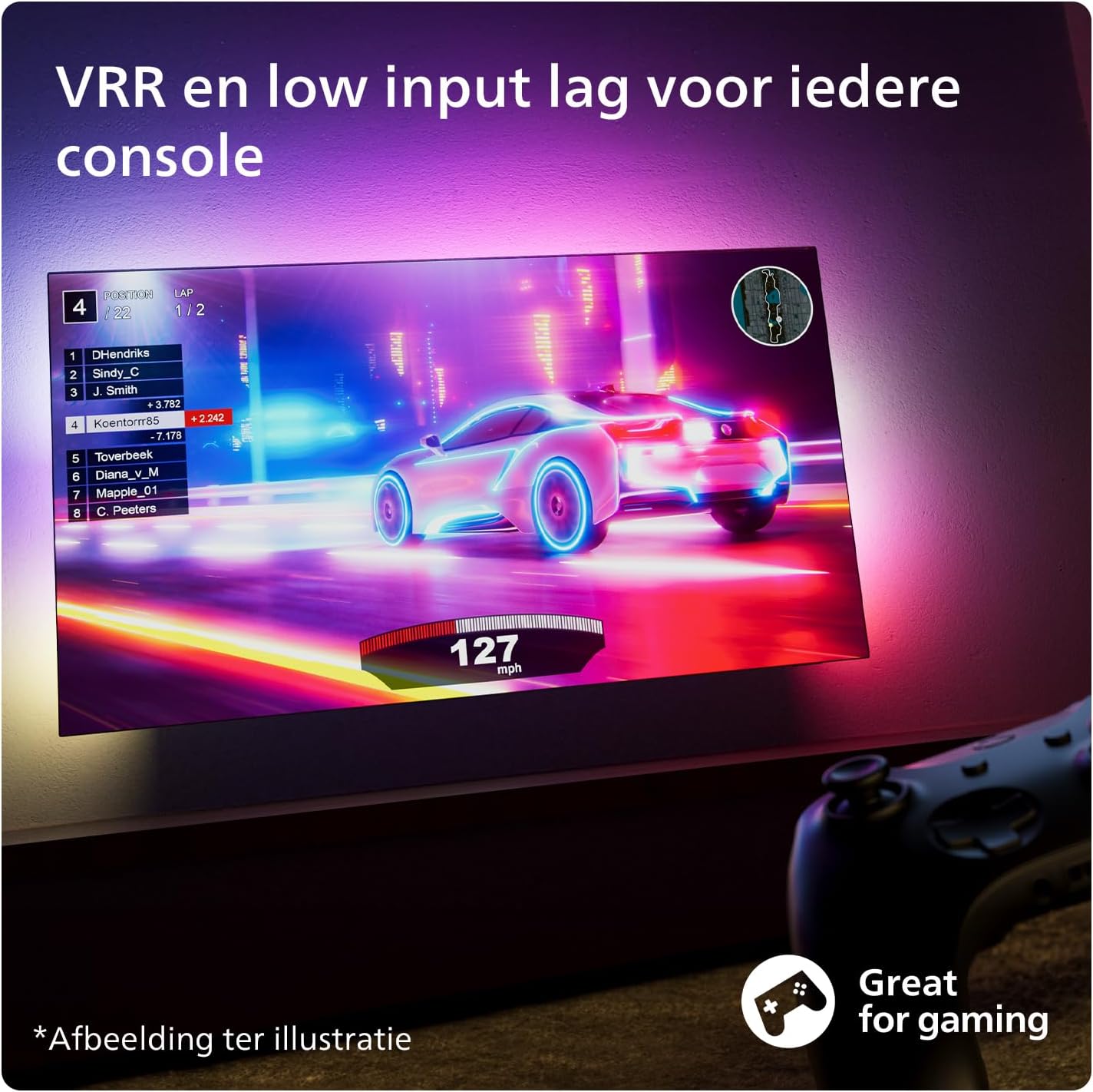 Philips 43PUS8109/12 – 43 inch 4K UHD LED TV – Ambilight – Smart – HDR – Zwart – Energieklasse G - Art Electronics
