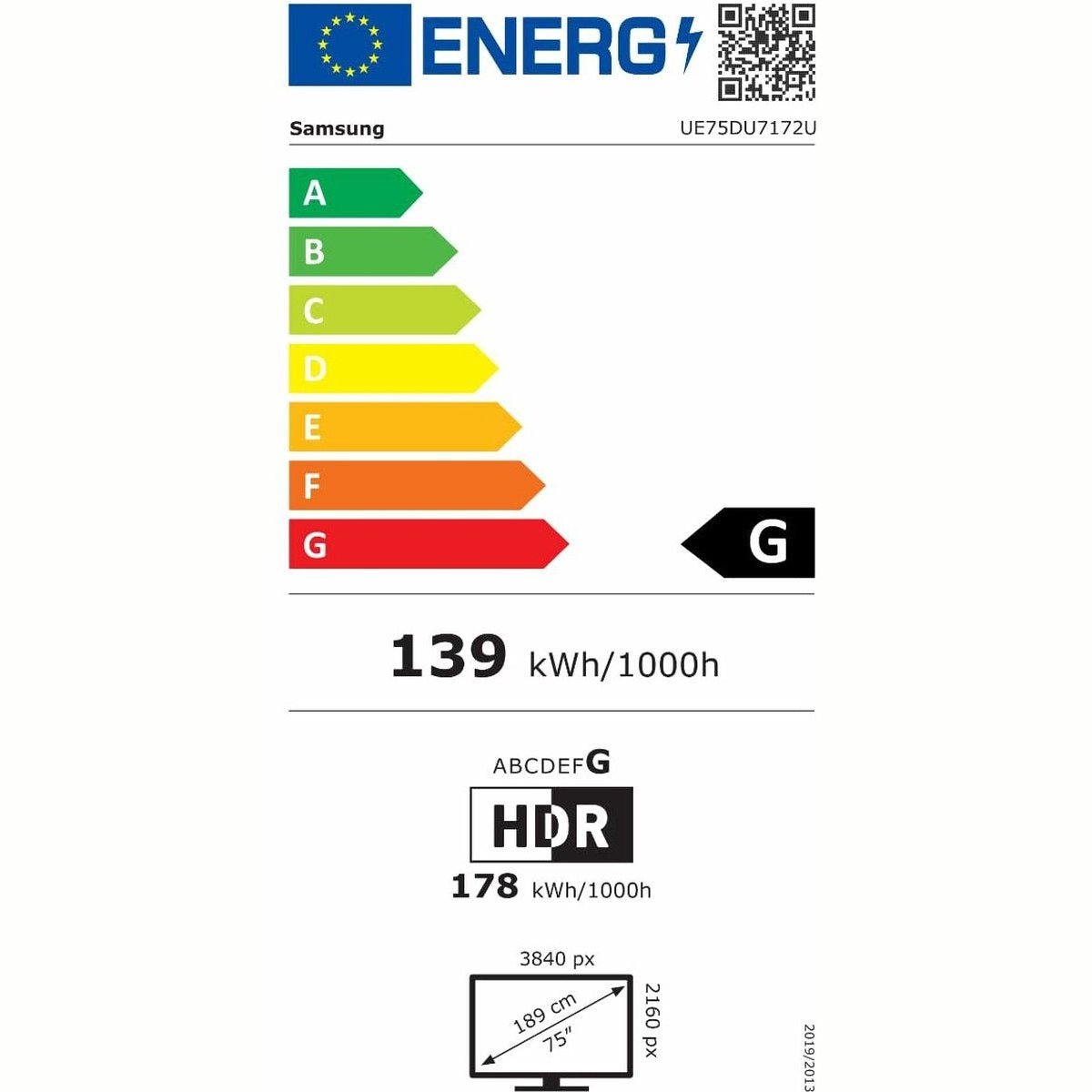 SAMSUNG UE75DU7100