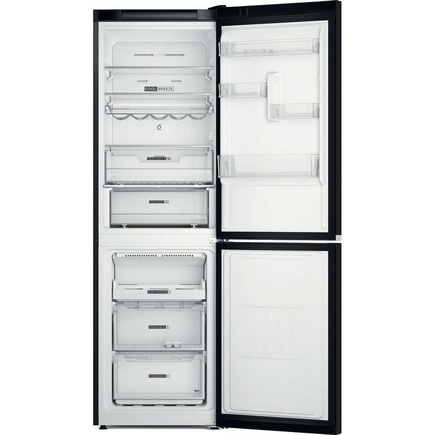 Whirlpool W7X82OK – Koel-vriescombinatie – Fluisterstil, 4-sterren vriezer, 2022 model