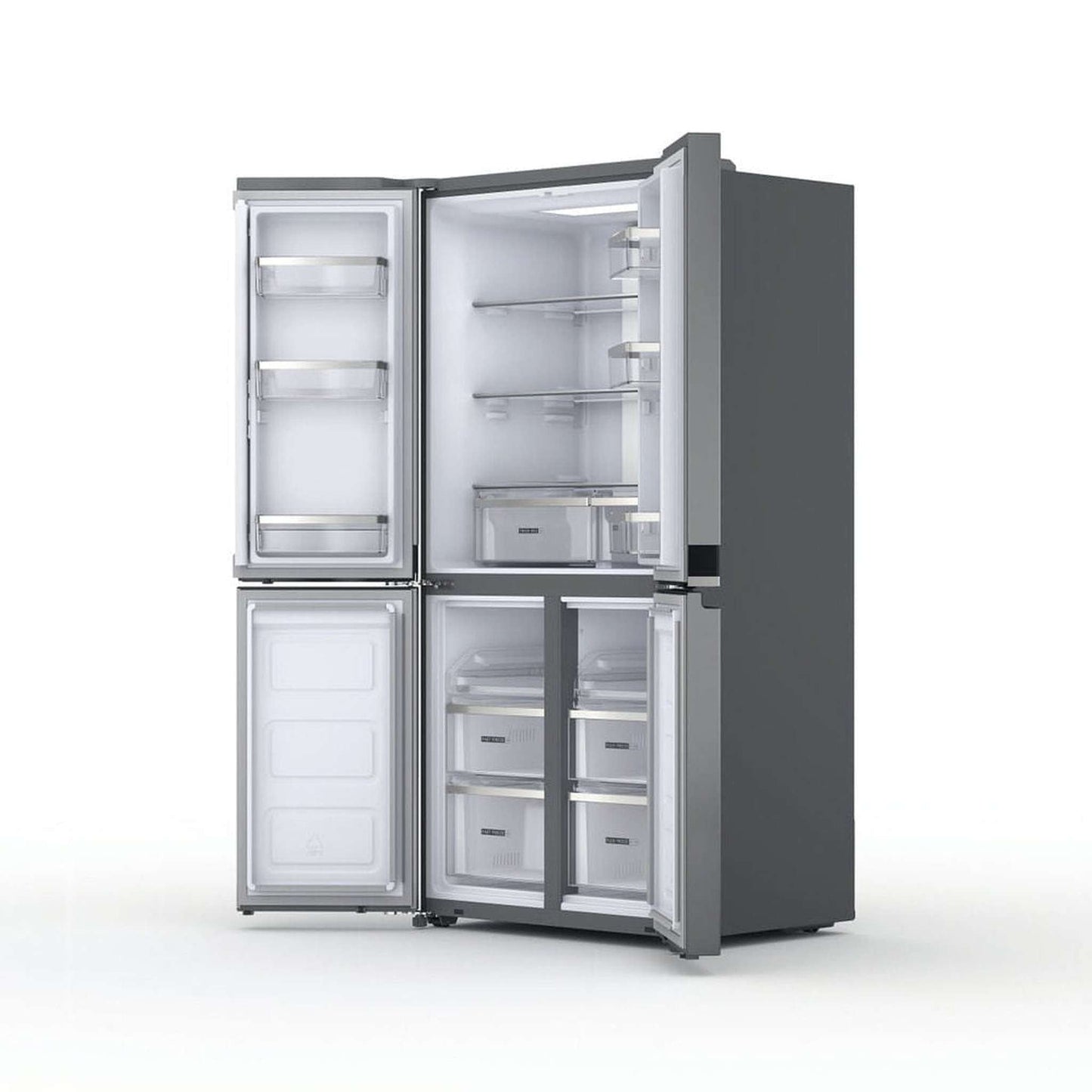 Whirlpool WQ9B2LEF – Koelkast – Energieklasse E, Ruime 594L met 4-sterren vriesvak